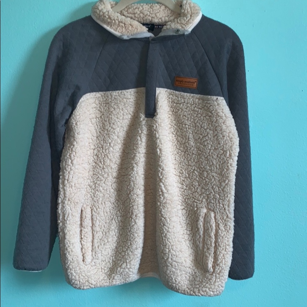Quilted Sherpa Pullover for Women
